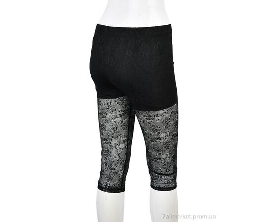 Фотография Бриджи женские Лето B0155-1 (11906) black (5 шт. р.сетка 2XL-3XL) "Obuvok" недорого оптом от прямого поставщика, изображение 2