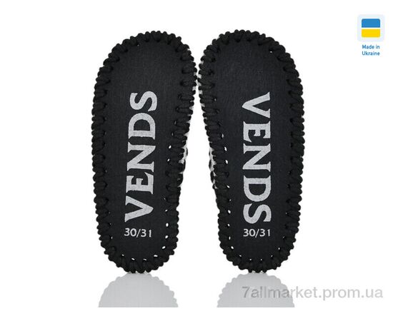 Фотография Тапки детские домашние Весна/осень 042 сірий (9 пар р.30-35) "Active" недорого оптом от прямого поставщика, изображение 2