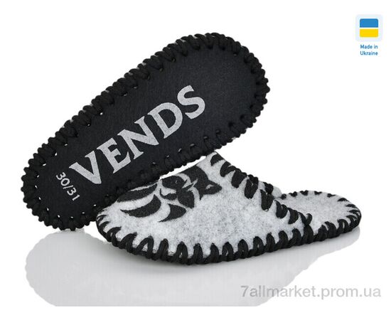 Фотография Тапки детские домашние Весна/осень 042 сірий (9 пар р.30-35) "Active" недорого оптом от прямого поставщика, изображение 3