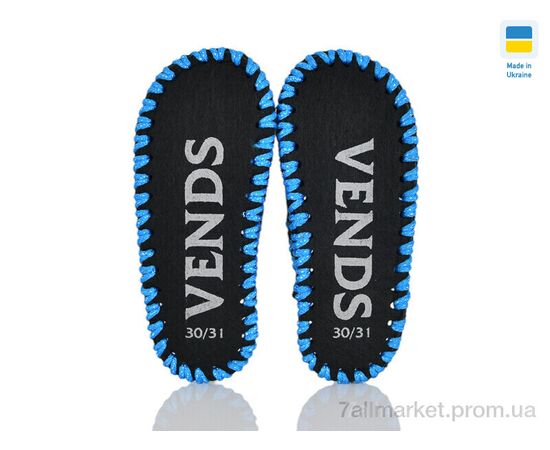 Тапки дитячі домашні Весна/осінь 036 чорний (9 пар р.30-35) "Active" недорого оптом від прямого постачальника, зображення 2