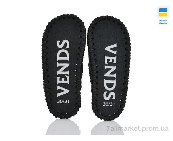 Фотография Тапки детские домашние Весна/осень 014 дит. асфальт чорний (9 пар р.30-35) "Active" недорого оптом от прямого поставщика, изображение 2