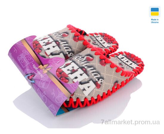 Фотография Тапки женские для дома Весна/осень 0115 (10 пар р.36-41) "Active" недорого оптом от прямого поставщика, изображение 3