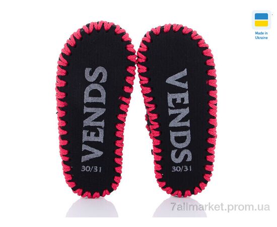 Фотография Тапки детские домашние Весна/осень 026 чорний (9 пар р.30-35) "Active" недорого оптом от прямого поставщика, изображение 3