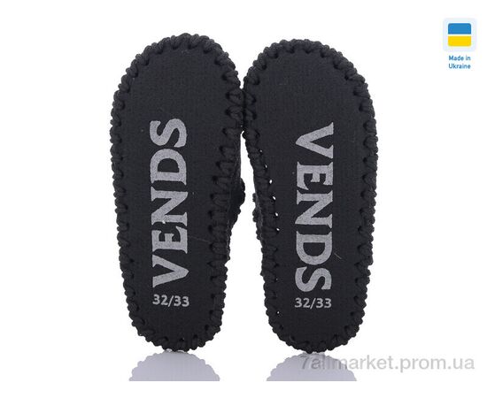 Тапки дитячі домашні Весна/осінь 013 чорний (9 пар р.30-35) "Active" недорого оптом від прямого постачальника, зображення 3