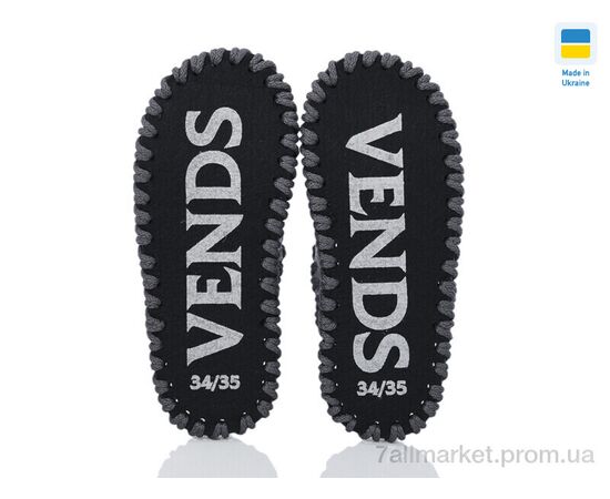 Фотография Тапки детские домашние Весна/осень 012 сірий (9 пар р.30-35) "Active" недорого оптом от прямого поставщика, изображение 3