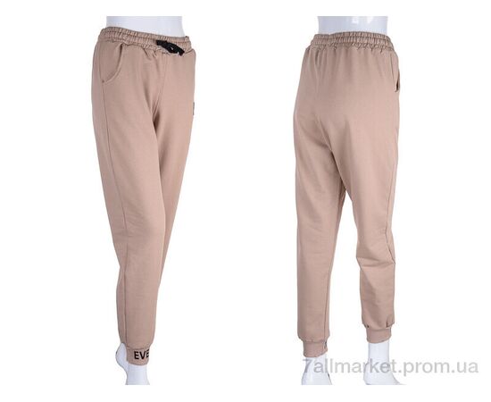 Спортивні штани жіночі Весна/осінь 17-8002-1 beige Батал (2 шт. р.сіткаL-2XL) "Red Hat" недорого оптом від прямого постачальника, зображення 3