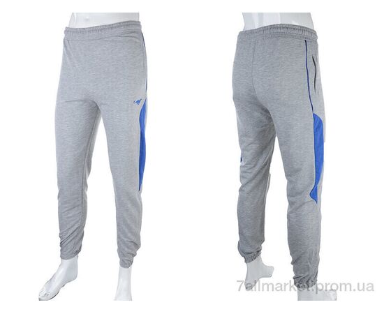 Фотография Спортивные брюки мужские Весна/осень 1569 grey (5 шт. р.сетка S-2XL) "Red Hat" недорого оптом от прямого поставщика, изображение 3