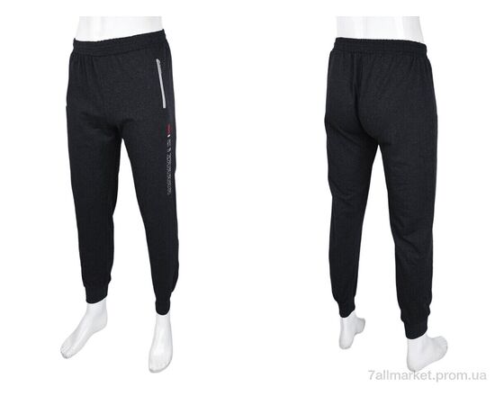 Спортивні штани чоловічі Весна/осінь 1880 d.grey (5 шт. р.сіткаS-2XL) "Red Hat" недорого оптом від прямого постачальника, зображення 3