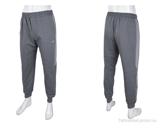 Фотография Спортивные брюки мужские Весна/осень 1689 grey (5 шт. р.сетка 3XL-5XL) "Red Hat" недорого оптом от прямого поставщика, изображение 3