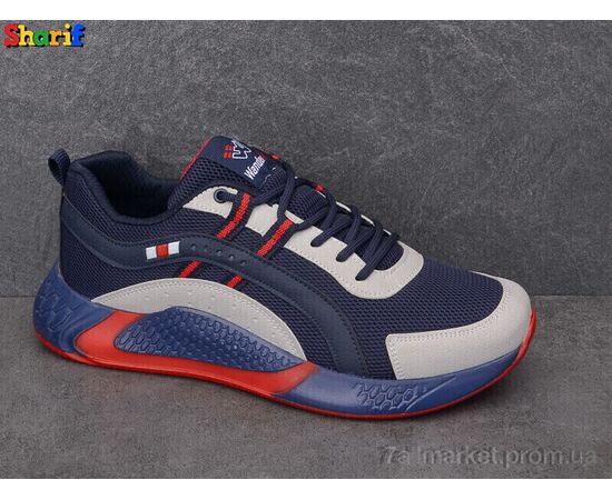 Фотография Кроссовки мужские модные Весна/осень 4138-2 (8 пар р.40-45) "Sharif" недорого оптом от прямого поставщика, изображение 2