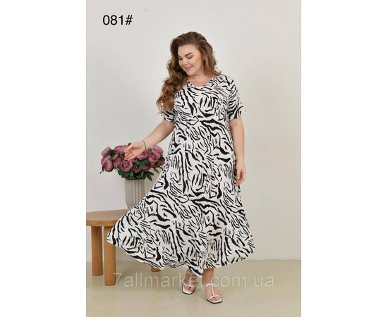 Плаття жіноче домашнє р-ри 58-62 (мікс) "FLOWER" купити недорого від прямого постачальника, зображення 2