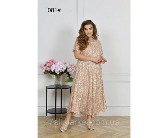 Плаття жіноче домашнє р-ри 58-62 (мікс) "FLOWER" купити недорого від прямого постачальника, зображення 3