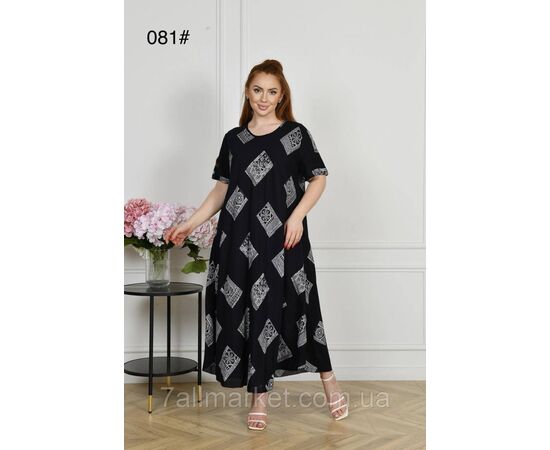 Плаття жіноче домашнє р-ри 58-62 (мікс) "FLOWER" купити недорого від прямого постачальника, зображення 3