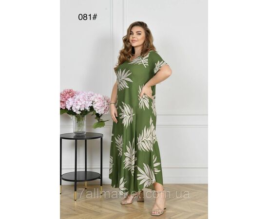 Плаття жіноче домашнє р-ри 58-62 (мікс) "FLOWER" купити недорого від прямого постачальника, зображення 2