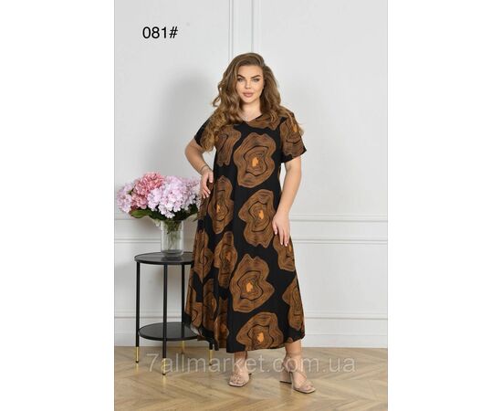 Плаття жіноче домашнє р-ри 58-62 (мікс) "FLOWER" купити недорого від прямого постачальника, зображення 3