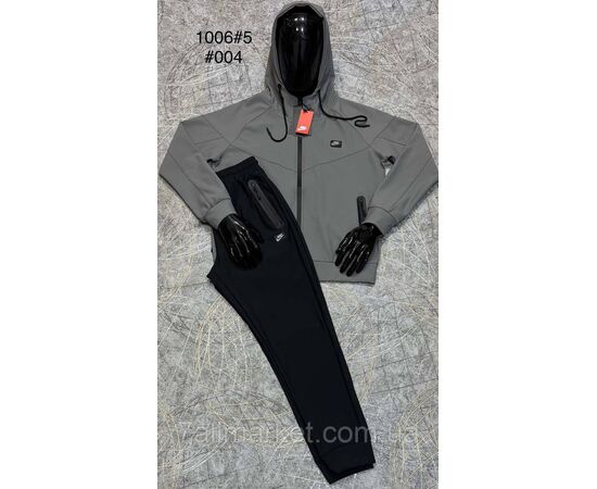 Спортивний костюм чоловічий на манжеті розміри M-3XL(4цв) (3 кв) "PROSTOMEN" недорого від прямого постачальника, зображення 4