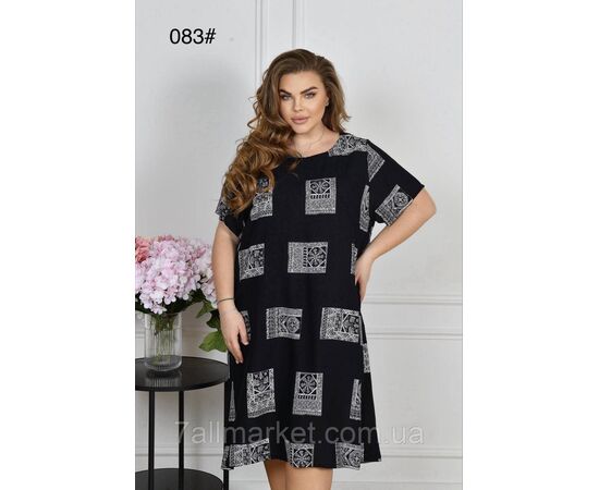 Плаття жіноче домашнє р-ри 60-64 (мікс) "FLOWER" купити недорого від прямого постачальника, зображення 3