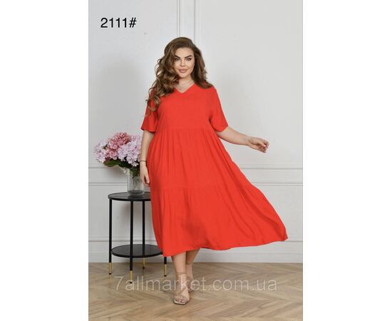 Плаття жіноче домашнє р-ри 60-64 (мікс) "FLOWER" купити недорого від прямого постачальника, зображення 3