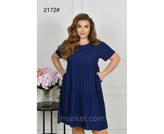 Плаття жіноче домашнє р-ри 60-64 (мікс) "FLOWER" купити недорого від прямого постачальника, зображення 3