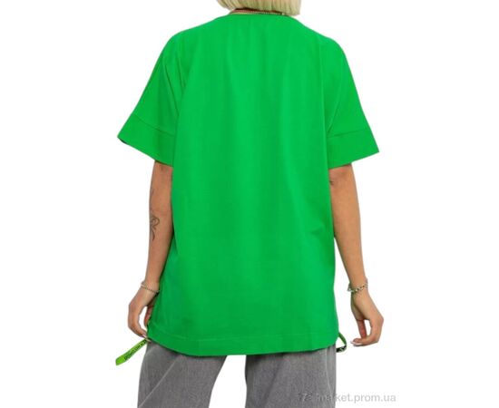Фотография Футболка женская Лето 4011 зелений (4 шт. р.сетка 4XL-5XL) "Massmag" недорого оптом от прямого поставщика, изображение 2