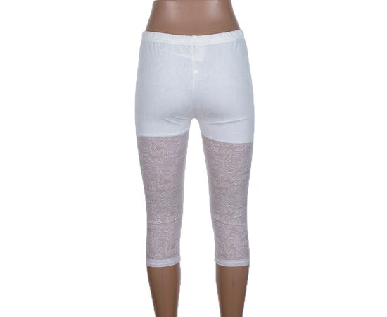 Фотография Бриджи женские B0155-2 (11908) white р.2XL-3XL "Obuv OK2" недорого оптом от прямого поставщика, изображение 2