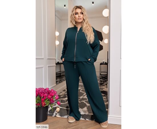 Фотография Костюм женский со штанами большие размеры р.50-52;54-56;58-60;62-64 (8цв) "LETTI" купить недорого от прямого поставщика, изображение 8