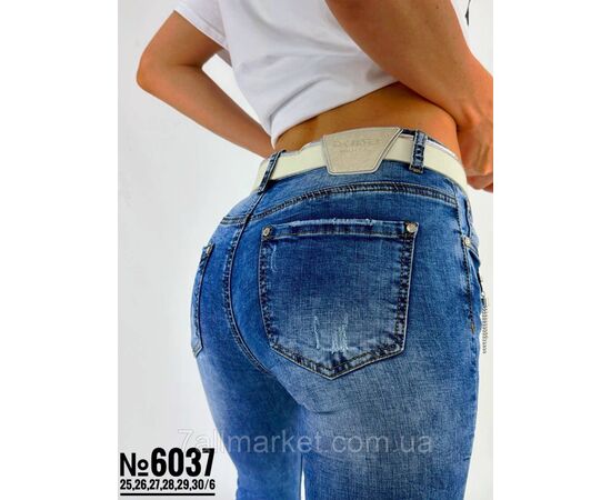 ЖІНОЧІ ДЖИНСИ З РЕМЕНЕМ РОЗМІРУ 25,26,27,28,29,30 "PARTNERS" недорого від прямого постачальника, зображення 5