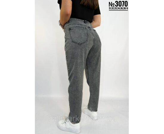 ЖІНОЧІ ДЖИНСИ МОМ БАТАЛЬНІ РОЗМІРИ 31,32,33,34,36,38 "PARTNERS" недорого от прямого поставщика, зображення 2