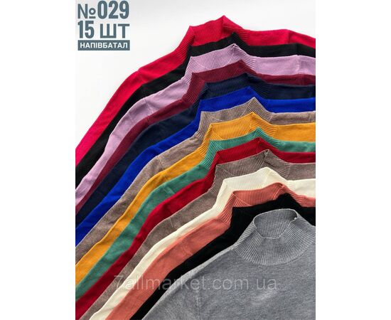 ЖІНОЧИЙ БАЗОВИЙ ГОЛЬФ НАПІВБАТАЛЬНІ УНІВЕРСАЛЬНІ РОЗМІРИ 48-52 "PARTNERS" недорого от прямого поставщика, зображення 3