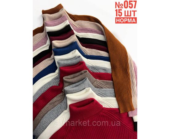 ЖІНОЧІ ГОЛЬФИ В РУБЧИК УНІВЕРСАЛЬНІ РОЗМІРИ 44-48 "PARTNERS" недорого от прямого поставщика, зображення 2