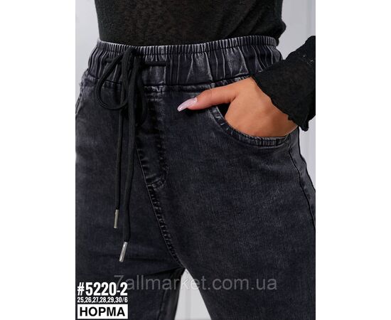 Тонкі джинси джегінси з поясом на гумці розмірний ряд 25,26,27,28,29,30 "PARTNERS", зображення 3