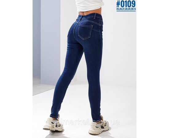 Жіночі звужені джинси американка розмірний ряд 25 26 27 28 29 30 "PARTNERS" недорого від прямого постачальника, зображення 3