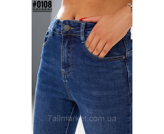 Жіночі звужені джинси американка розмірний ряд 25 26 27 28 29 30 "PARTNERS" недорого від прямого постачальника, зображення 2