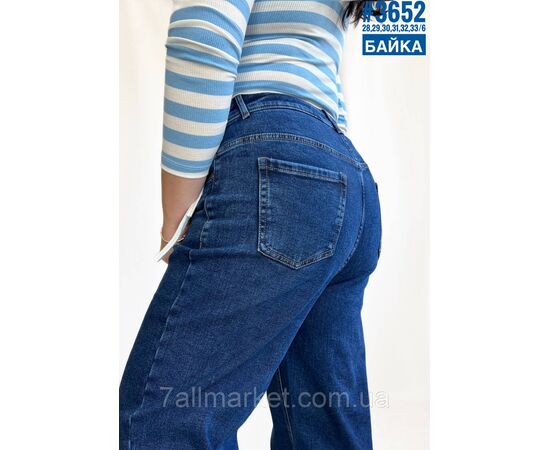 Жіночі джинси-палацо з утеплювачем розмірний ряд 28,29,30,31,32,33 "PARTNERS" недорого від прямого постачальника, зображення 6