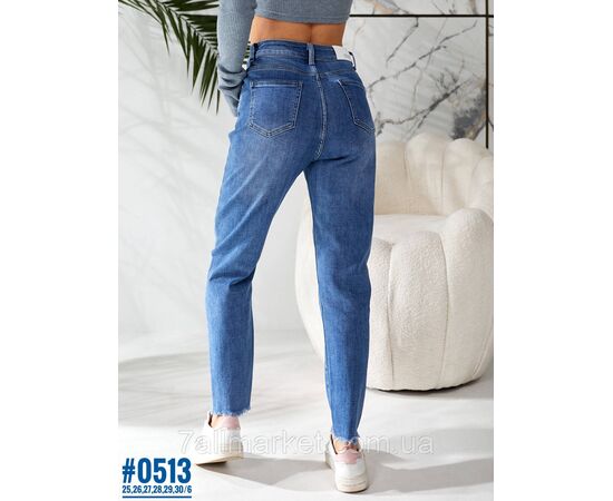 Жіночі джинси mom-fit розмірний ряд 25,26,27,28,29,30 "PARTNERS" недорого від прямого постачальника, зображення 4