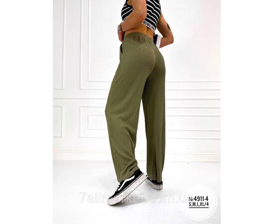 Штани кльош у рубчик No4911-4 "PARTNERS" недорого від прямого постачальника, зображення 2