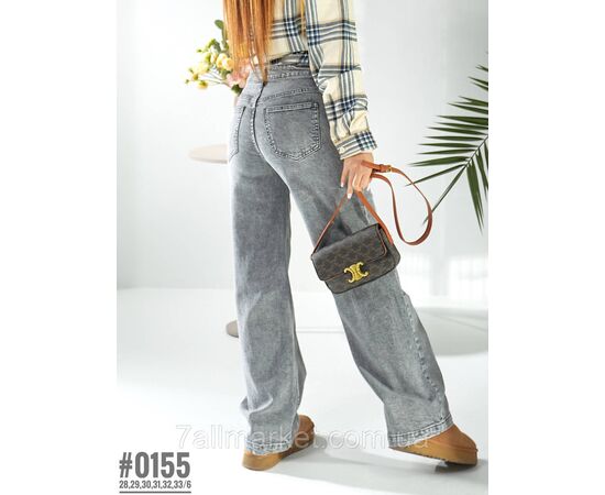 Жіночі джинси wide leg Jeans розмірний ряд 28,29,30,31,32,33 "PARTNERS" недорого від прямого постачальника, зображення 4