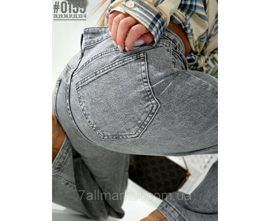 Жіночі джинси wide leg Jeans розмірний ряд 28,29,30,31,32,33 "PARTNERS" недорого від прямого постачальника, зображення 5