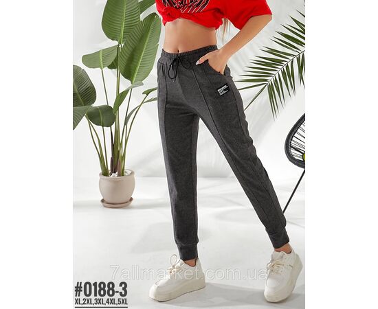 Фотография Женские брюки джогеры размерный ряд xl,2xl,3xl,4xl,5xl "PARTNERS" недорого от прямого поставщика, изображение 3