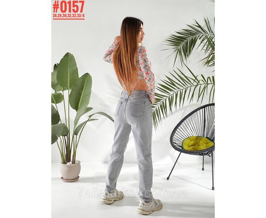 Жіночі джинси Mom Jeans розмірний ряд 28,29,30,31,32,33 "PARTNERS" недорого від прямого постачальника, зображення 2