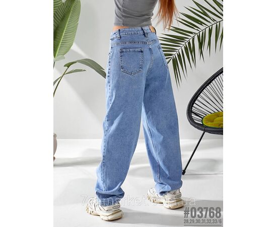 Жіночі джинси Baggy Jeans розмірний ряд 28,29,30,31,32,33 "PARTNERS" недорого від прямого постачальника, зображення 5
