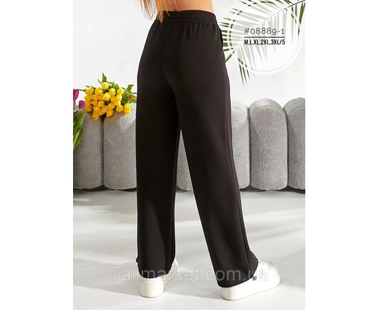 Фотография Спортивные женские брюки на затяжках снизу №08889-1 "PARTNERS" недорого от прямого поставщика, изображение 4