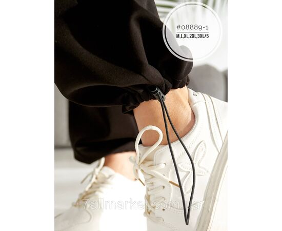 Фотография Спортивные женские брюки на затяжках снизу №08889-1 "PARTNERS" недорого от прямого поставщика, изображение 5