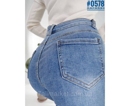 Жіночі MOM jeans розмірний ряд 25,26,27,28,29,30 "PARTNERS" недорого від прямого постачальника, зображення 6