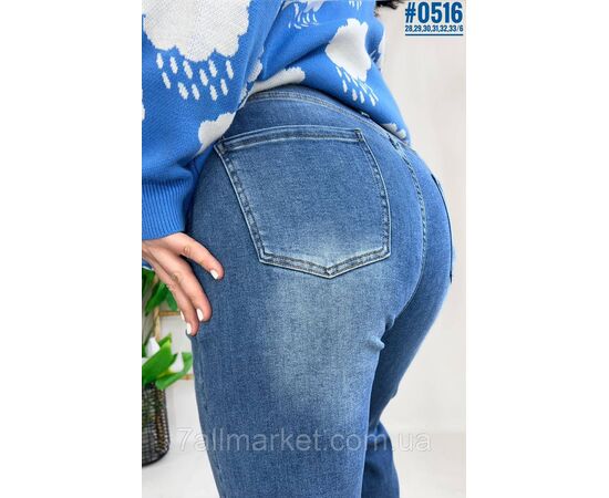 Жіночі джинси Mom Jeans розмірний ряд 28,29,30,31,32,33 "PARTNERS" недорого від прямого постачальника, зображення 4