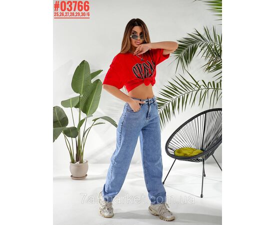 Жіночі джинси Baggy Jeans розмірний ряд 25,26,27,28,29,30 "PARTNERS" недорого від прямого постачальника, зображення 4
