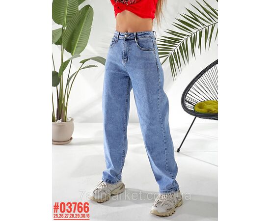 Жіночі джинси Baggy Jeans розмірний ряд 25,26,27,28,29,30 "PARTNERS" недорого від прямого постачальника, зображення 5