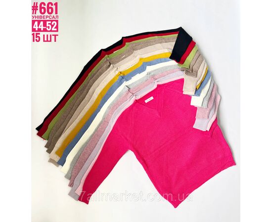 Светр жіночий універсального розміру 44-52 "PARTNERS" недорогий від прямого постачальника, зображення 3