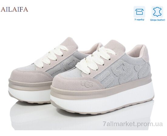 Фотография Кроссовки женские модные Весна/осень U67-2A (6 пар р.36-41) "Ailaifa" недорого оптом от прямого поставщика, изображение 2