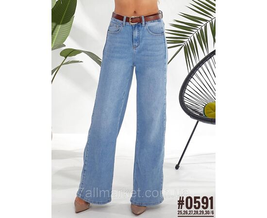 Жіночі джинси палацо розмірний ряд 25,26,27,28,29,30 "PARTNERS" недорого від прямого постачальника, зображення 3